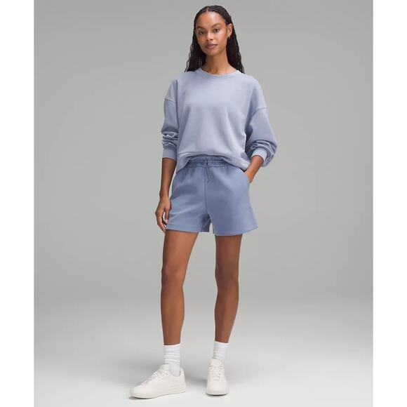 Lululemon Sweatshirt Softstreme Perfectly Oversized Pullover Crewneck Purple - Picture 3 of 8